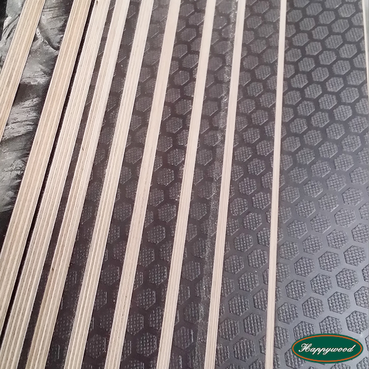Hexa Pattern Anti slip plywood For Stage Platform